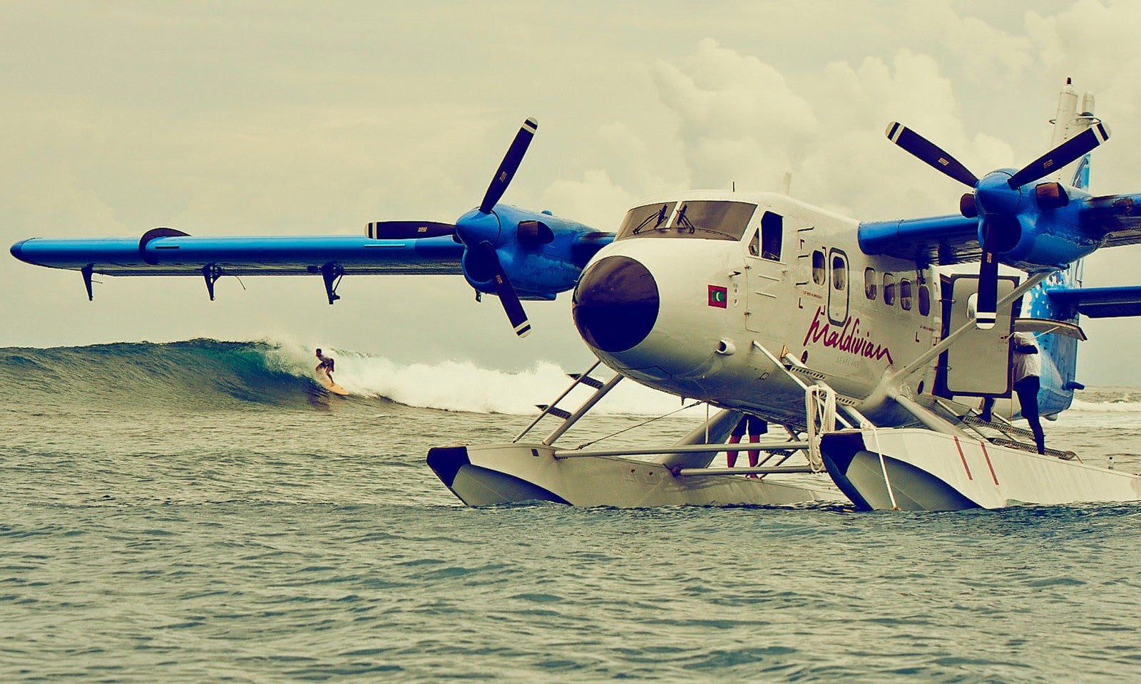 Beaches Plane View, Seaplane Surfaris Maldives