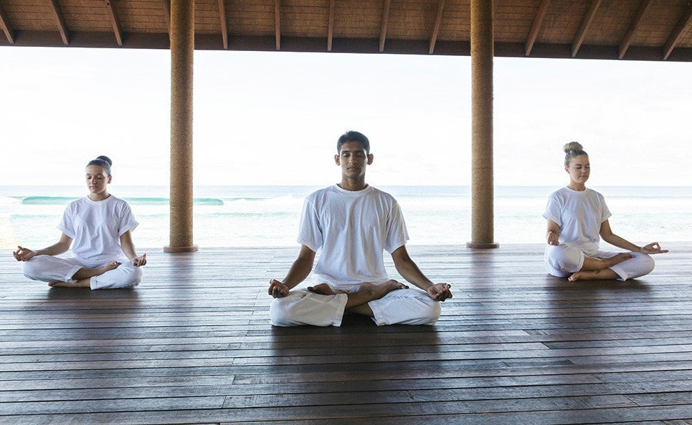Meditation. Anantara Veli, Maldives, Luxury Surfing