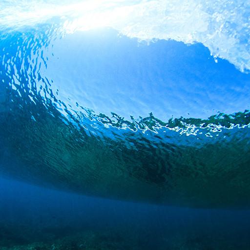 Waving tide. Secret Papua surfing holiday.