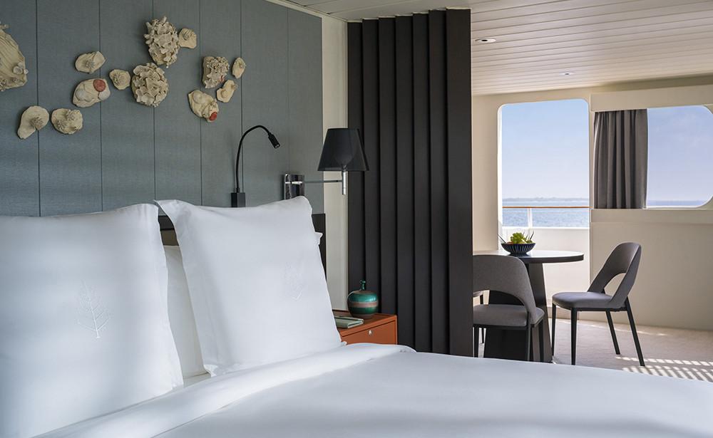 Room Inside. Four Seasons Explorer. The world’s premier surfing cruise