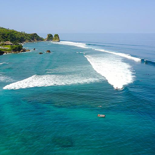 Pacific Blue in Bali, COMO Canggu, Echo beach Bali, Luxury surfing 