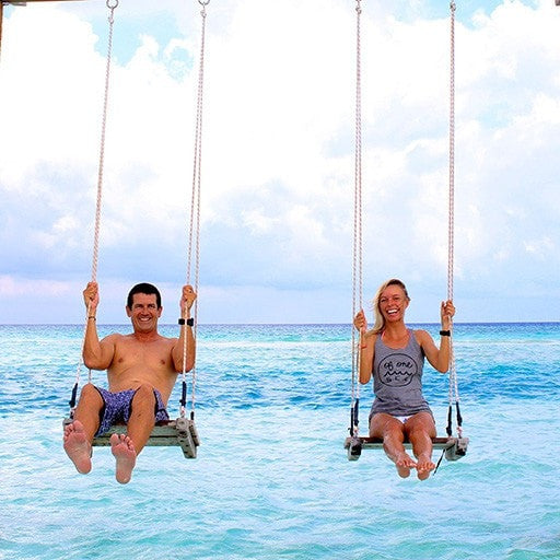 Swing the Air. Anantara Dhigu Maldives