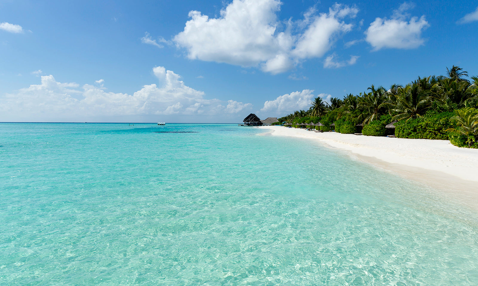 Sea Blue Clear Beaches. Anantara Dhigu Maldives