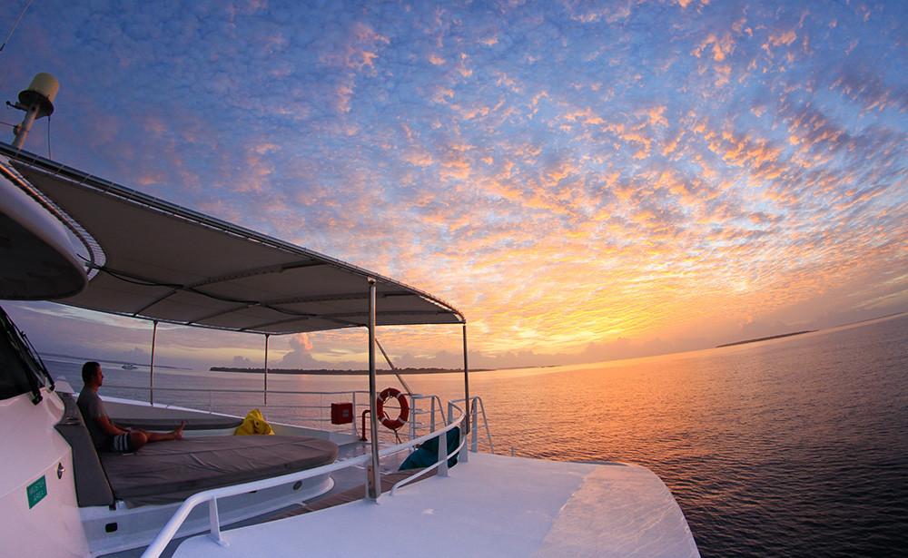 Relaxing Boat Ride, Telos Islands Indonesia