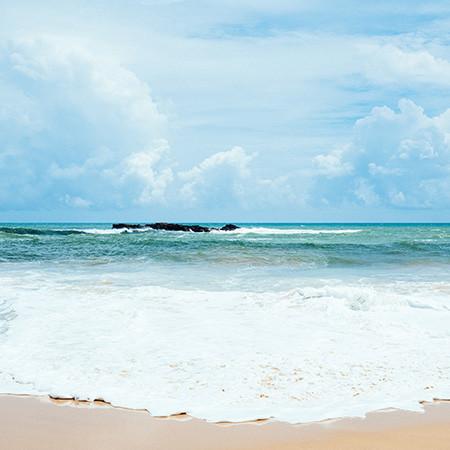 Atomic blue view. Anantara Peace Haven, Sri Lanka