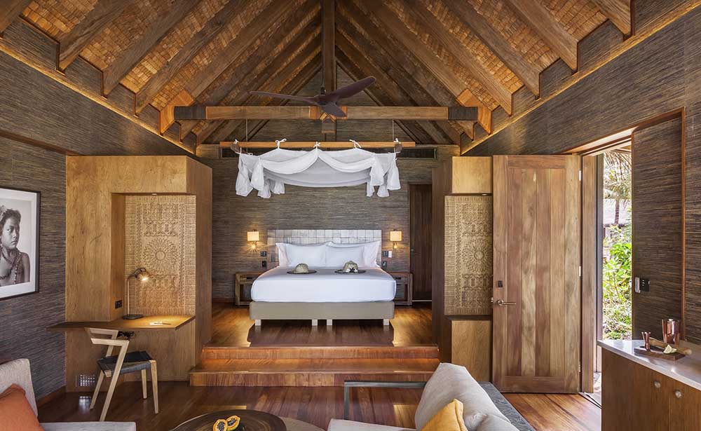 Beach Wood Room, Six Senses Fiji Malolo Island, Fiji