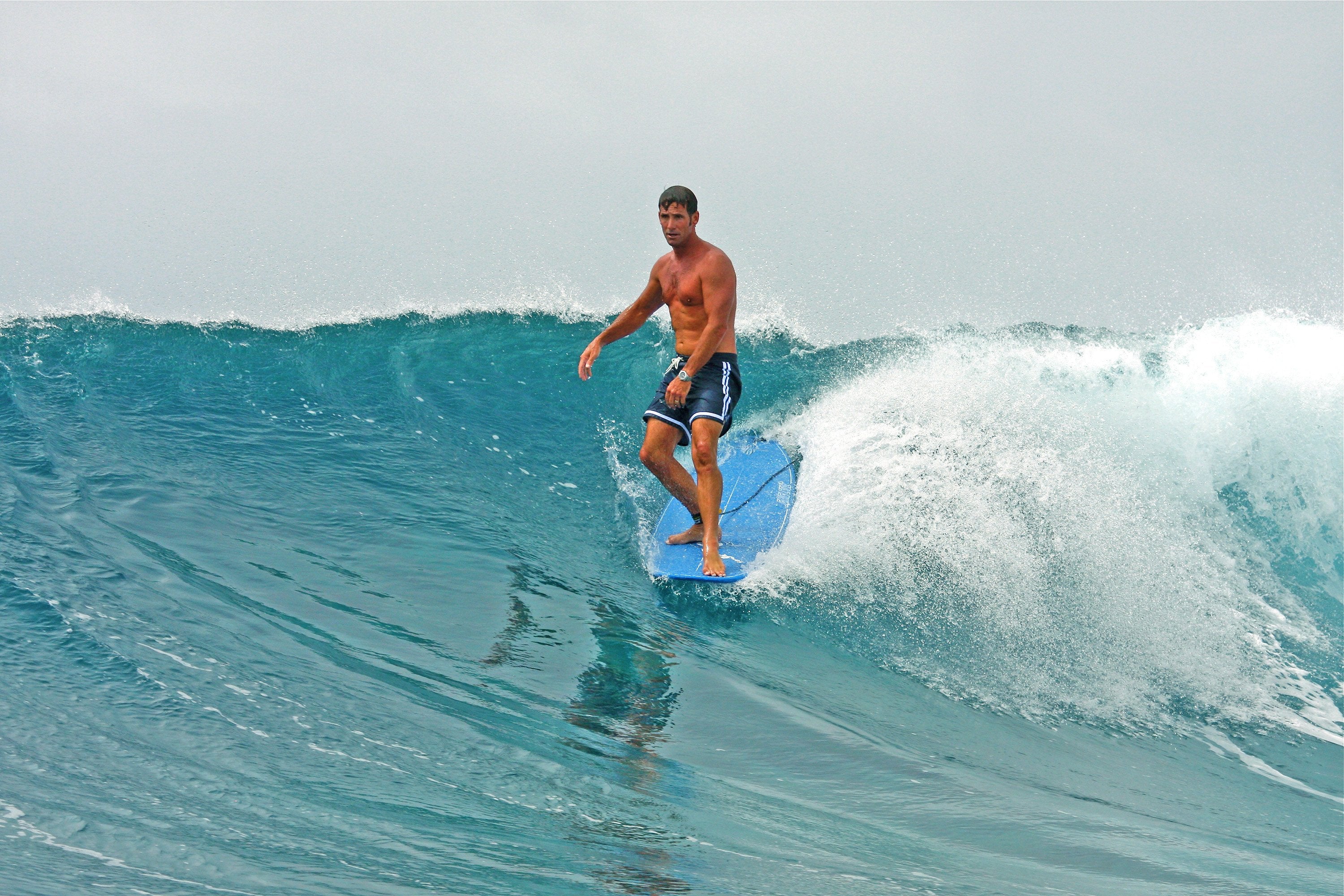 Smooth Surfers Waves. Art Of Luxury Surfing