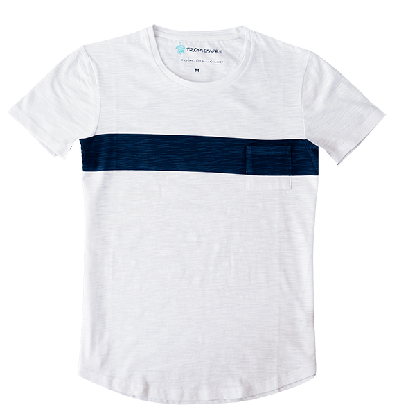 Kids's Indian Ocean Striped Crew Tee