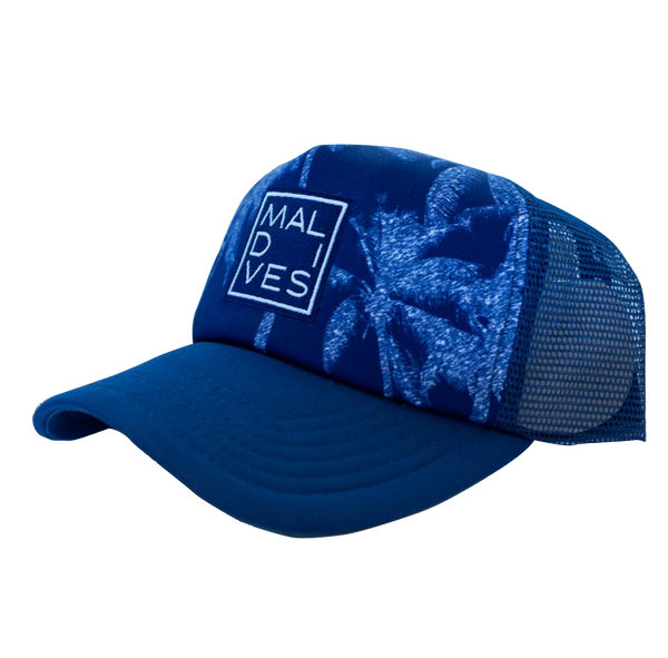 Maldives Trucker Cap - Navy on Navy